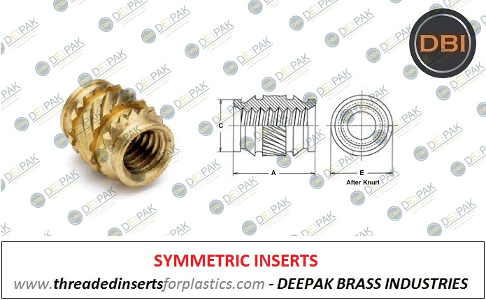 Symmetrical Heat Inserts 